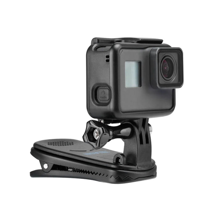 360 Degree Rotary Clip Mount For Action Cameras Compatible With Gopro Dji Osmo Xiaoyi Insta360
