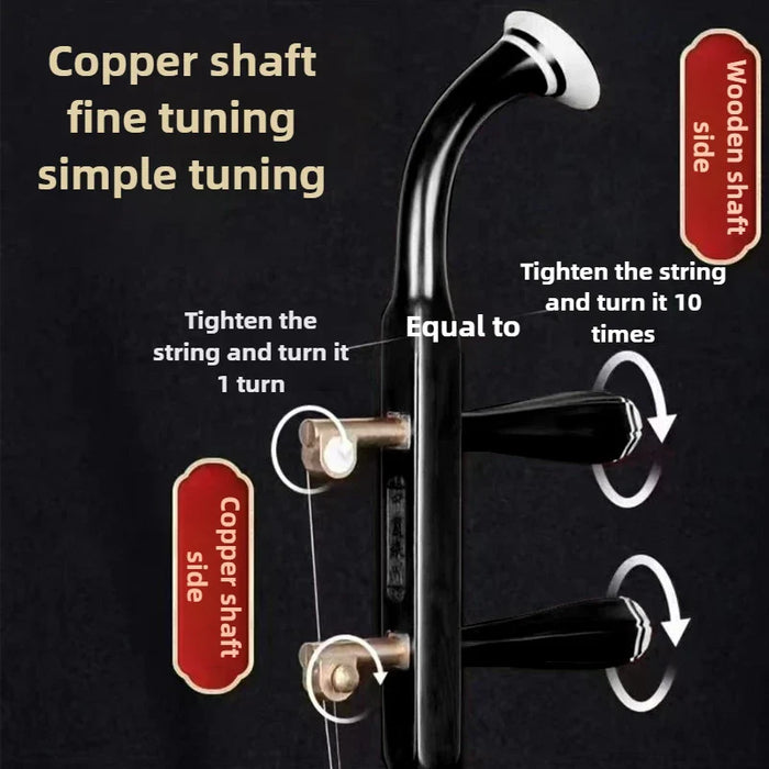 Professional 2 String Wooden Erhu For Chinese Traditional Music