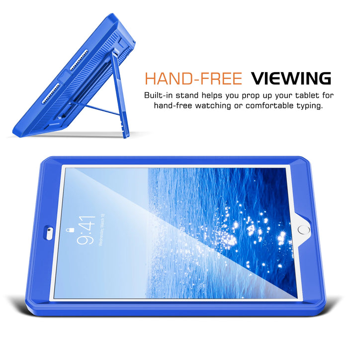 For 2018 / 2017 Ipad 9.7 6Th / 5Th Generation Heavy Duty Shockproof Full Body Rugged Hybrid Case With Built-In Screen