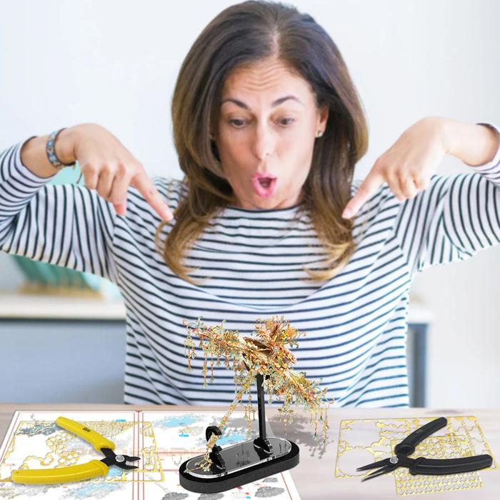 279 Piece 3D Metal Umbrella Puzzle Kit For Adult Diy And Home Decor