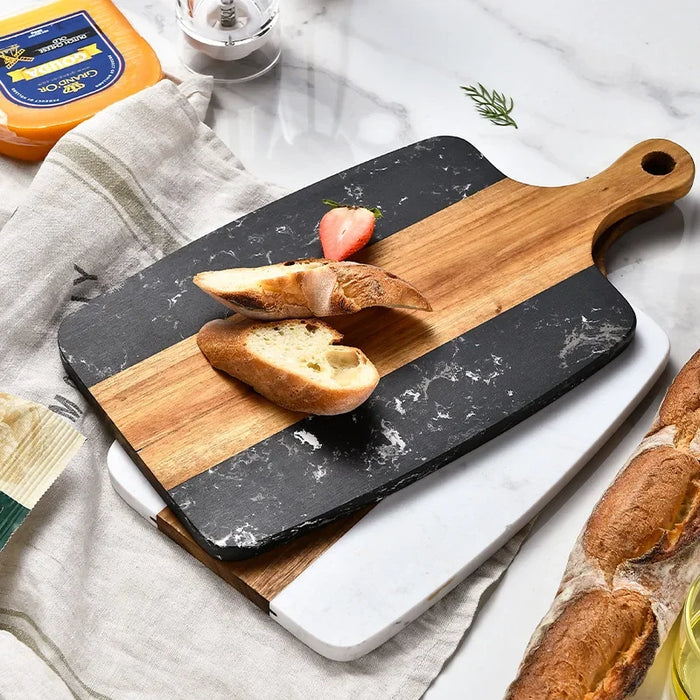 Wooden Marble Cutting Board For Outdoor Kitchen