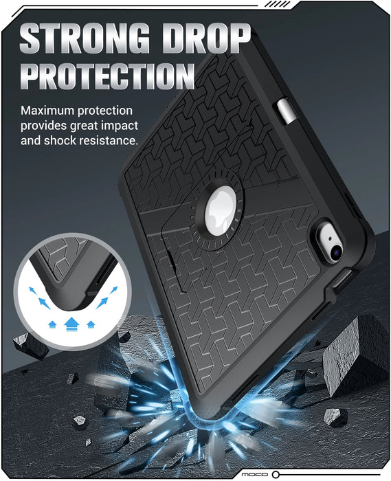 For Ipad A16 11Th / 10Th Gen 2025 / 2022 Heavy Duty Shockproof Dual Layer Full Body Protective Case Built-In Screen Pro