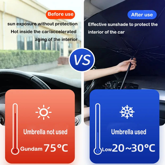 Foldable Car Sunshade For Uv Protection