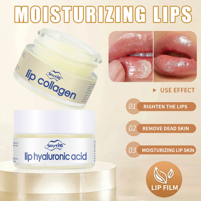 20G Deep Hydration Lip Mask Hyaluronic Acid & Collagen Day / Night Gift Option