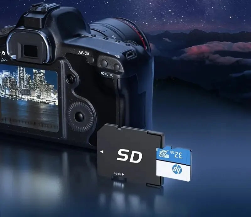 HP 32gb 128gb Micro Sd Card For Phone Pc Camera Game Hd Quality