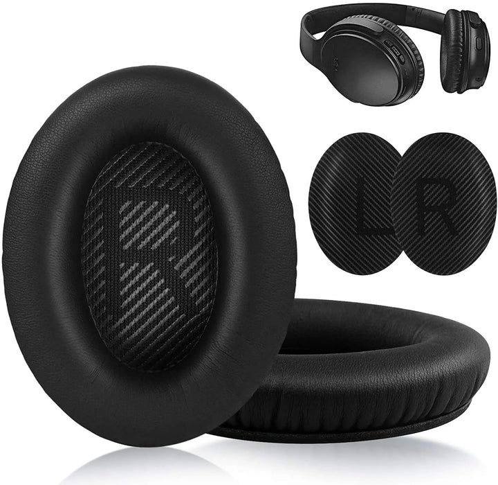 Pair of Memory Foam Ear Pads For Bose Qc35 Headphones Replacement Cushions