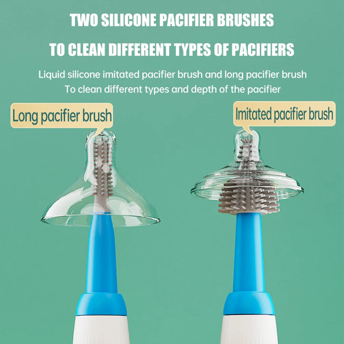 Silicone Cordless Baby Bottle Brush With Extensions
