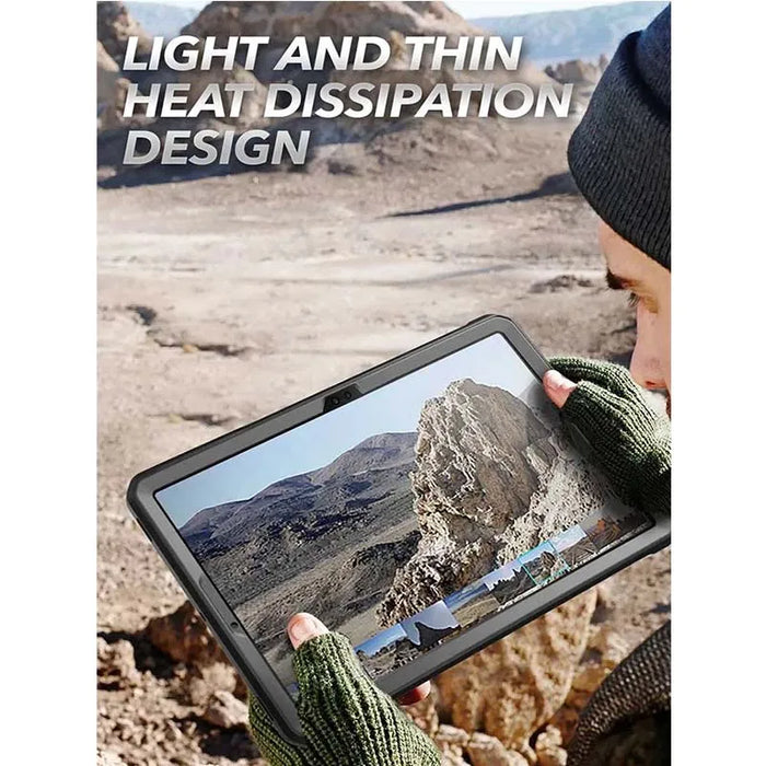 For Samsung Galaxy Tab S10 Plus / Tab S9 Plus 12.4" Ub Pro With Built-In Screen Protector Rugged Protective Case