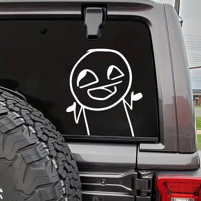 Emoji Stick Figure Wall Stickers For Kids Room Decor