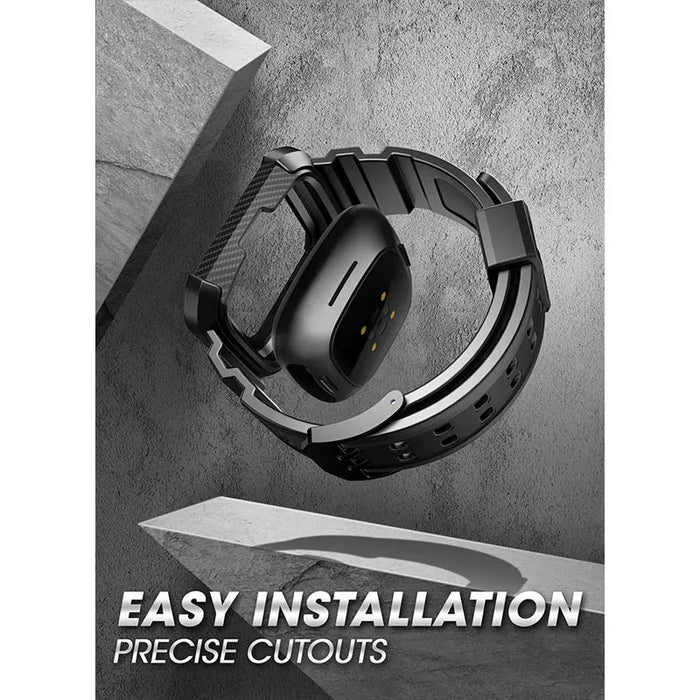 For Fitbit Versa 4 / Fitbit Versa 3 / Fitbit Sense 2 / 1 Ub Pro Protective Replacement Wristband Case