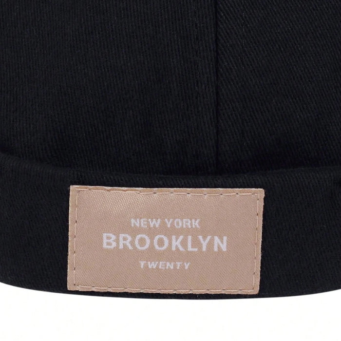 Brooklyn 1947 Ny Embroidered Landlord Cap Spring / Autumn Melon Skin Hat For Men