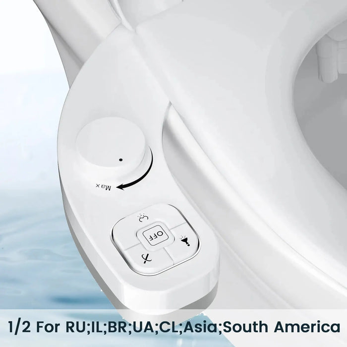 Self Cleaning Dual Nozzle Bidet Attachment