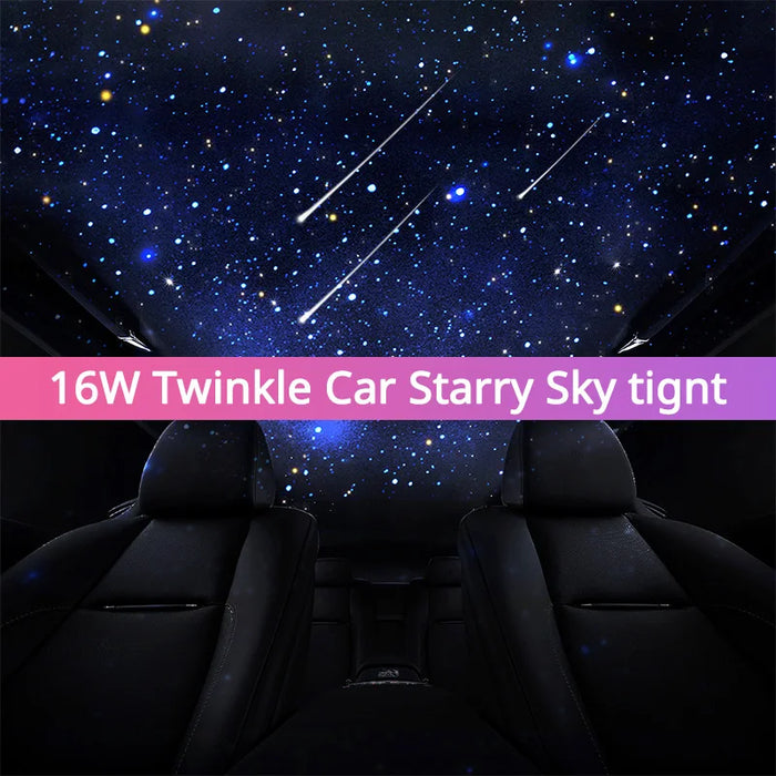 16W Rgbw Car Star Ceiling Light Fiber Optic Led Atmosphere Lamp
