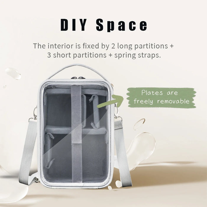 Dslr Camera Bag For Pocket 3 / Gopro / Insta360 Camera Multi-Functional Camera Shoulder Bag Transparent Digital Carry Bag Case