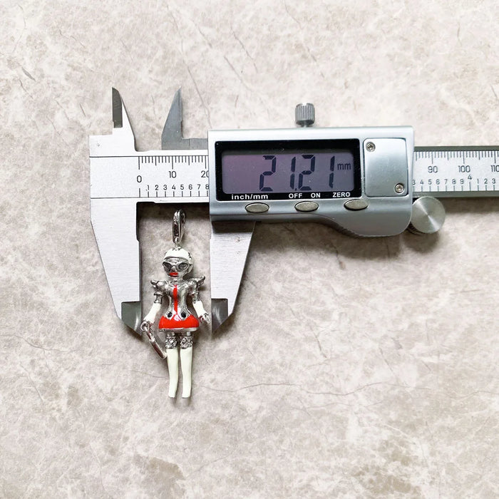 925 Sterling Silver Female Nurse Pendant European Style Fashion Jewelry Gift For Women