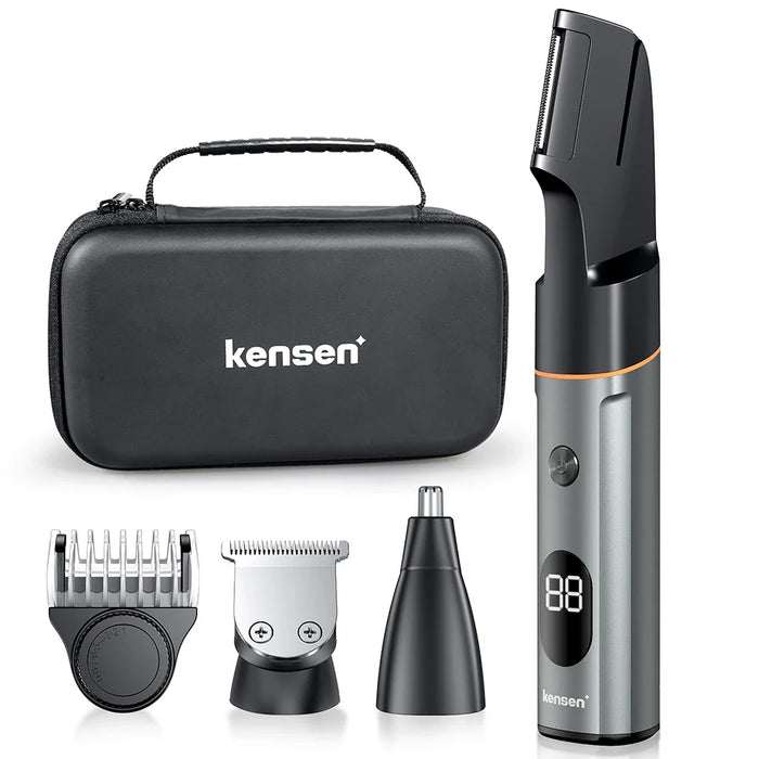 3-In-1 Men Hair Trimmer Kit Waterproof Shaver & Clipper