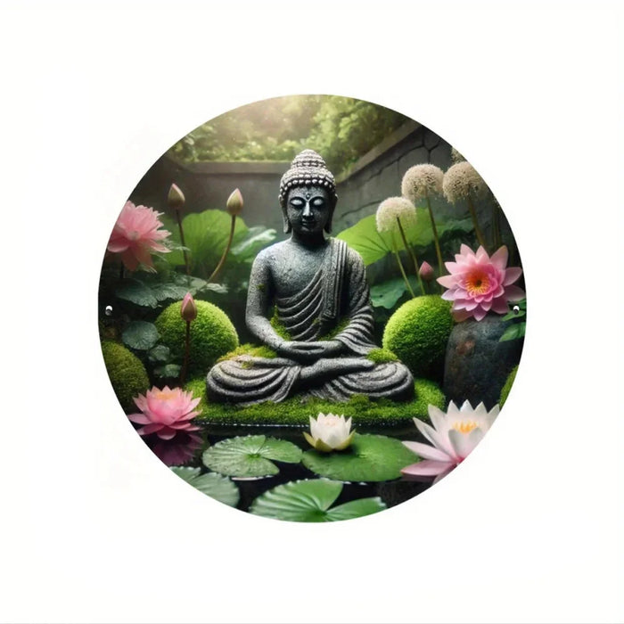 8X8 Inch Inch Round Metal Tin Sign 2D Flat Wall Art Decoration