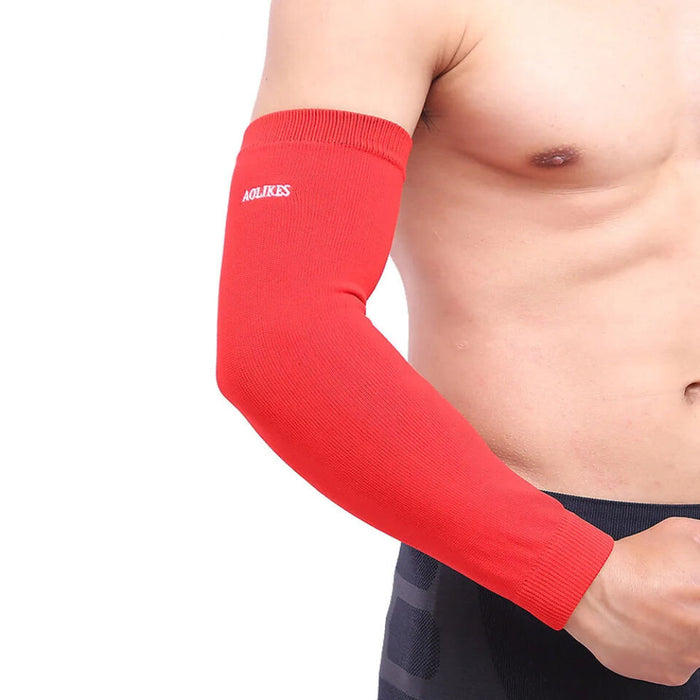 Sports Arm Sleeve For Pain Relief Elastic Elbow Protector For Basketball Tennis Soccer Volleyball