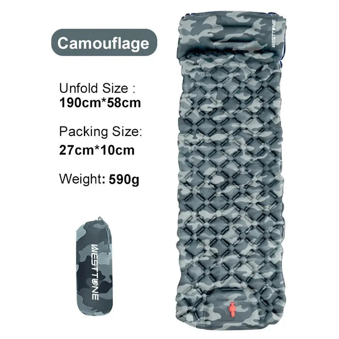 Ultralight Inflatable Camping Mattress with Built in Pump
