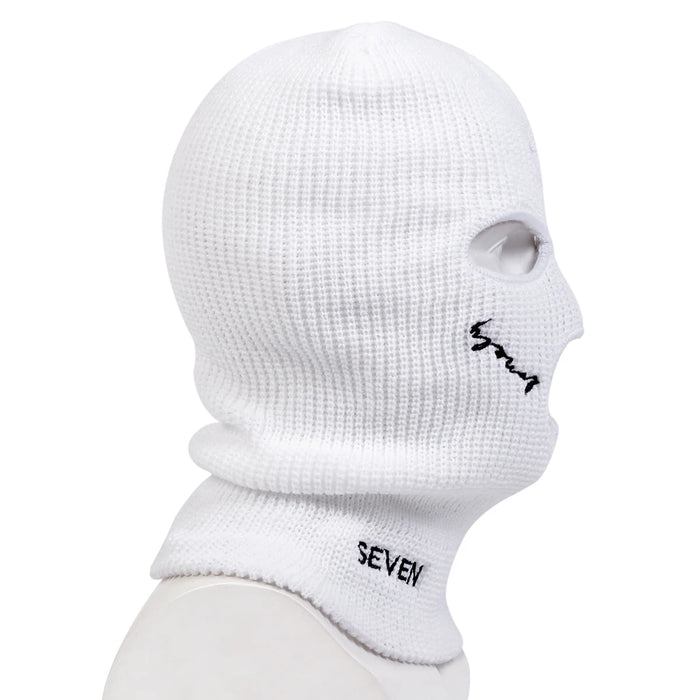 Ghost Embroidery Masked Knitted Hat For Outdoor Activities