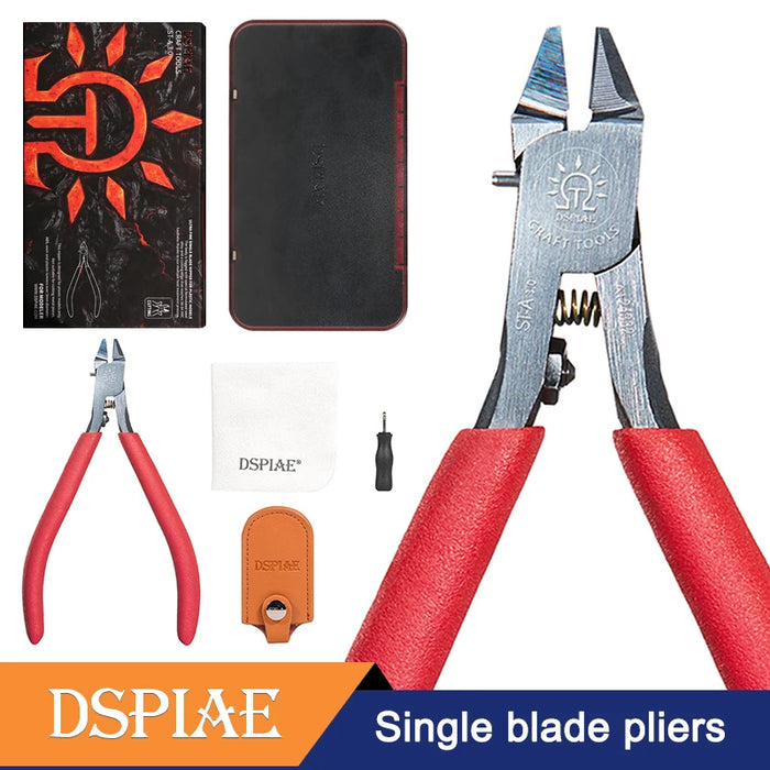 Dspiae St A 3.0 Single Blade Nipper Pliers Multifunctional Bent Long Nose Hand Tool