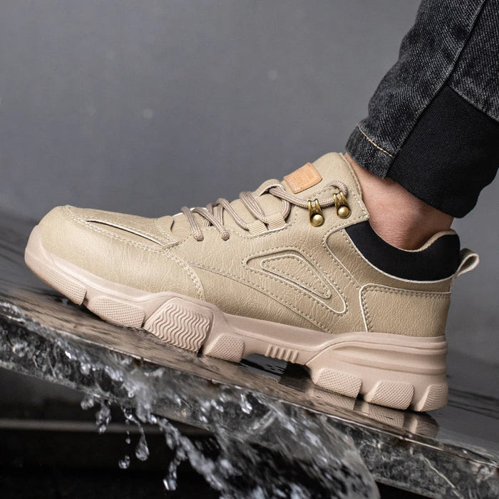 Mens Steel Toe Work Shoes - Anti Smash Anti Puncture Indestructible