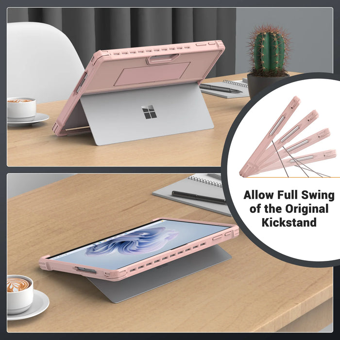 For Microsoft Surface Pro 11 Surface Pro 10 Surface Pro 9 13 Inch All-In-One Protective Rugged Case With Hand Strap