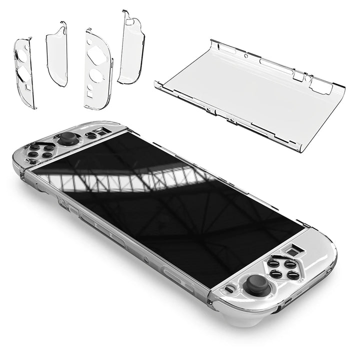Transparent Protective Case For Switch 2 Split Case Cover Anti-Fall Protective Shell Cover Game Console Clear Case For Switch 2