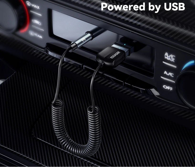 Wireless Bluetooth 5.0 Receiver Adapter Handsfree Car Speaker 3.5Mm Jack Aux Audio Music For Car Bluetooth Transmitter