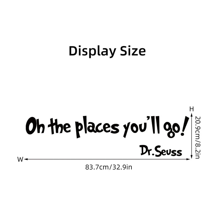 Charming English Wall Stickers For Kids Room Decor