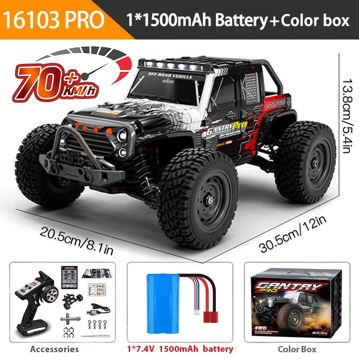 High Speed 4wd Rc Car 1 16 Scale 70km/h