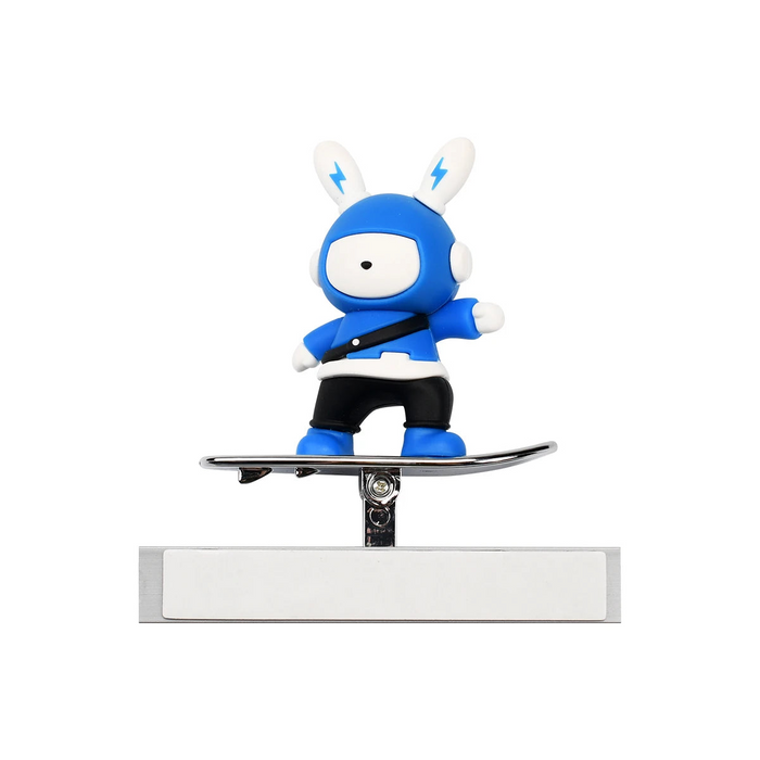 Tesla Model 3 Y Car Dashboard Decoration Cute Doll Skateboard Ornaments