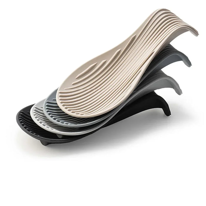 Silicone Spoon Rest & Coaster Set For Kitchen