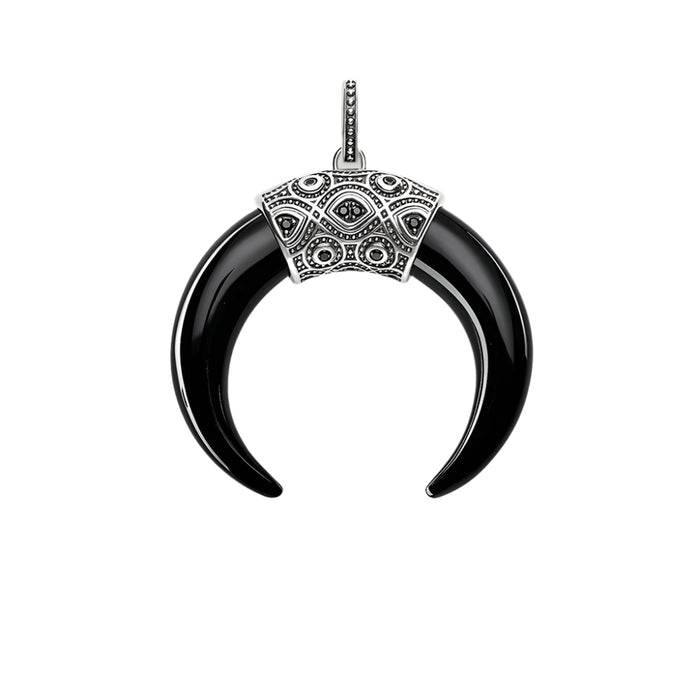 925 Sterling Silver Maori Tiger Tooth Pendant Ethnic Jewelry For Men & Women