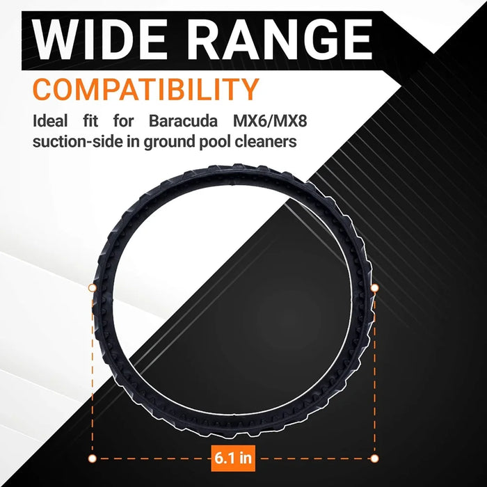 2 Pieces 0526100 Exact Track Replacement Tire Track Wheel Exact For Zodiac Baracuda Mx8 Mx6 Pool Cleaners Heavy Duty Rubber Belts