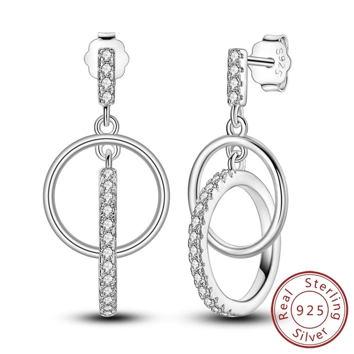 925 Sterling Silver Dream Catcher Earrings Painter Studs For Diy Jewelry