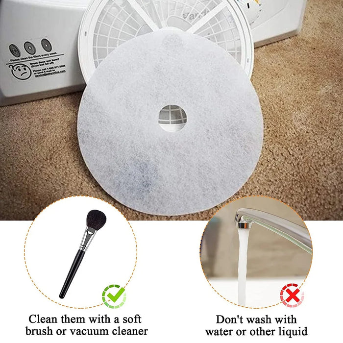 25 Pieces Cloth Dryer Exhaust Filter Universal Dryer Lint Filter Cloth Compatible With Panda Magic Chef Avant Sonya Dryer