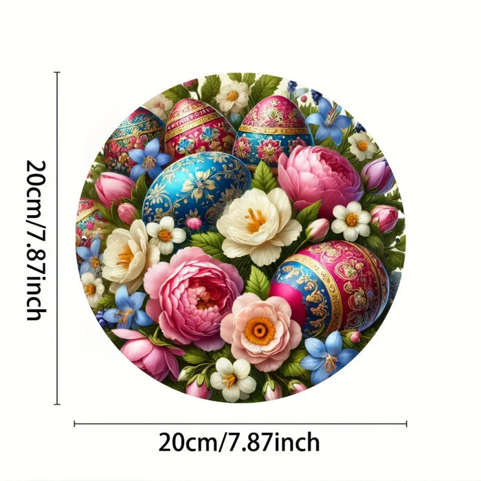 8X8 Inch Inch Round Metal Wall Art For Home Garden Cafe Bar