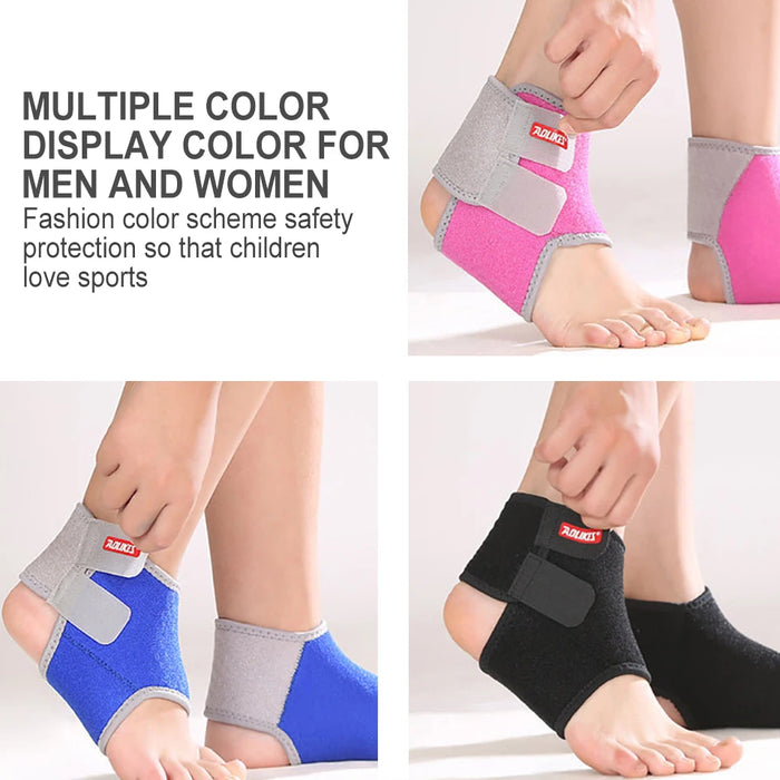 Pair of Kids Ankle Strap For Sports Ankle Brace Support For Football Cycling Dance Gym Boy / Girl
