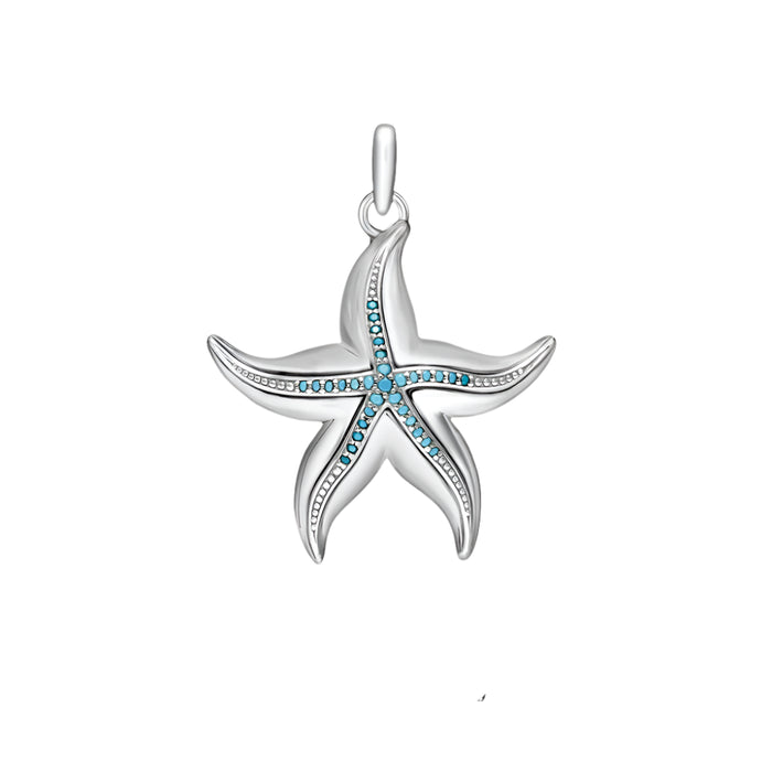 925 Sterling Silver Oceanstar Summer Pendant Gift For Women & Men