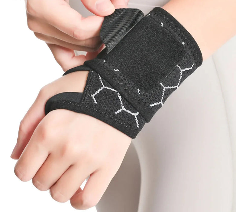 Compression Wrist Support For Carpal Tunnel Relief Light Brace For Left / Right Hand