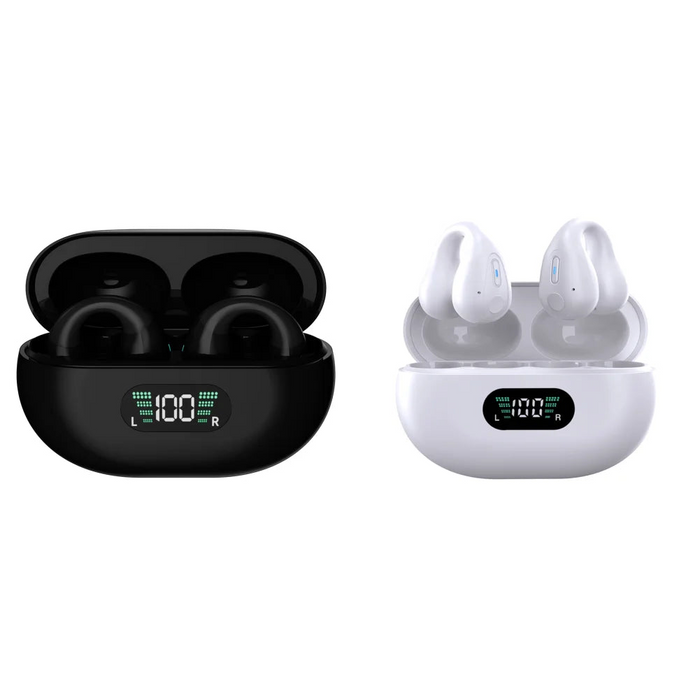 Q7 Smart Ai Translator Earbuds 144 Languages Real-Time Two-Way Earbuds Translation Earphones Bluetooth 5.4 Earbuds Ear Clip