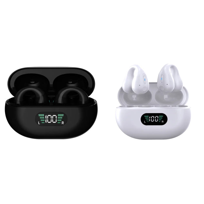 Q7 Smart Ai Translator Earbuds 144 Languages Real-Time Two-Way Earbuds Translation Earphones Bluetooth 5.4 Earbuds Ear Clip