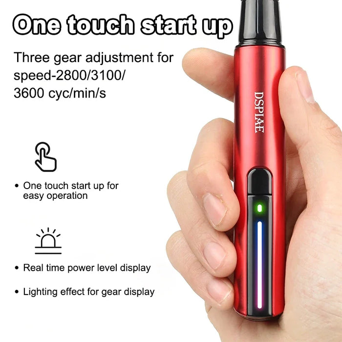 Diy Reciprocating Sander Electric Grinding Pen Sanding Heads & Sandpaper Military Craft Tools