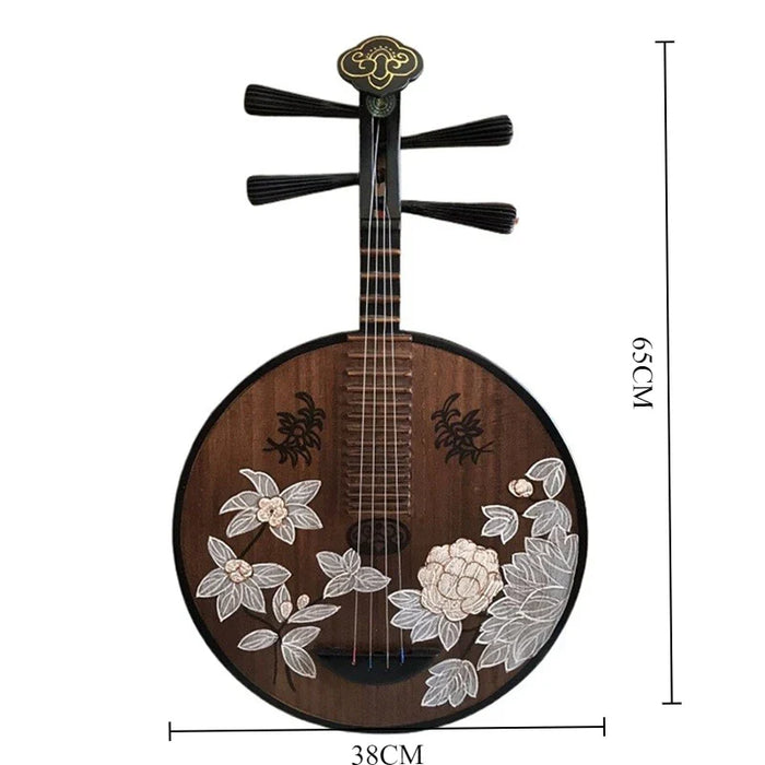 Traditional Chinese Pipa Solid Wood Beginner Friendly
