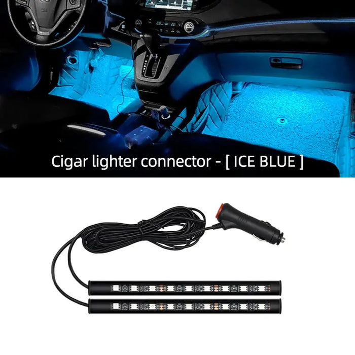 Car Neon Foot Light Usb Interior Atmosphere Lamp