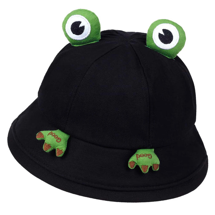 Cute Frog Bucket Hat For Outdoor Sun Protection