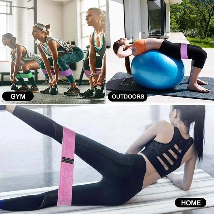 Resistance Hip Booty Bands Glute & Thigh Workout Strips