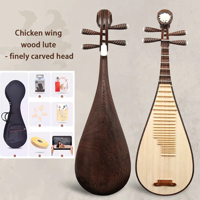Traditional 102Cm Chinese Pipa For Beginners