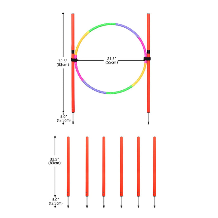 Portable Dog Agility Set For Outdoor Training
